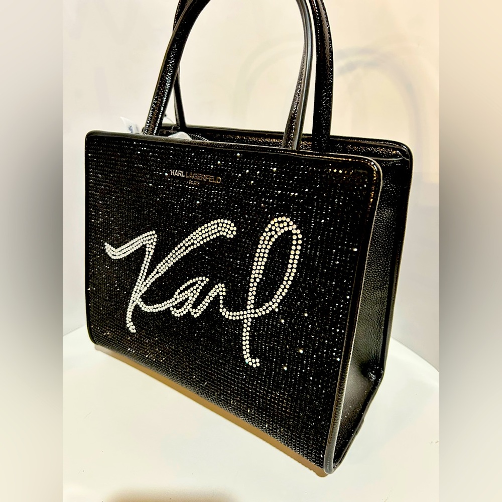 KARL LAGERFELD PARIS Maybelle Crystal Satchel Bag
From KARL LAGERFELD PARIS